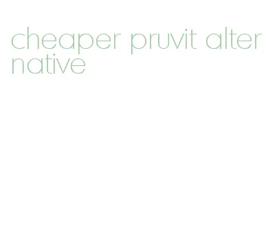 cheaper pruvit alternative