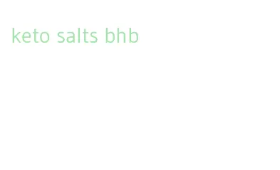 keto salts bhb