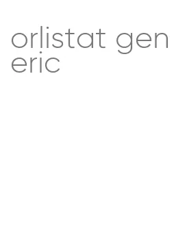 orlistat generic