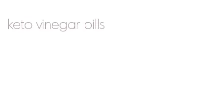 keto vinegar pills