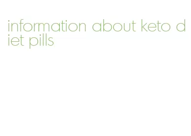 information about keto diet pills