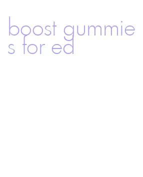 boost gummies for ed