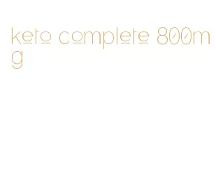 keto complete 800mg