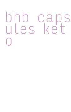 bhb capsules keto