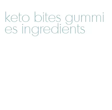 keto bites gummies ingredients