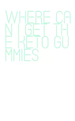 where can i get the keto gummies