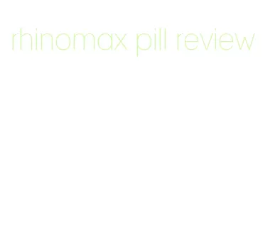 rhinomax pill review