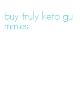 buy truly keto gummies
