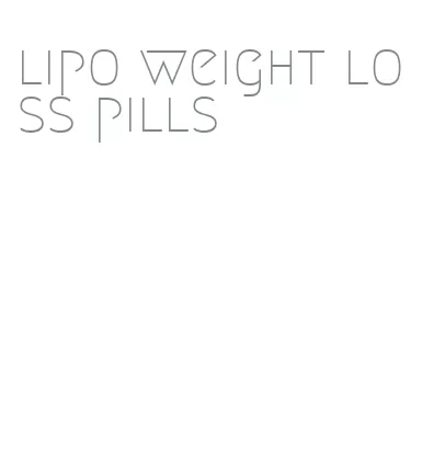 lipo weight loss pills