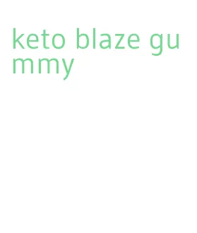 keto blaze gummy