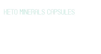 keto minerals capsules