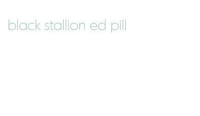 black stallion ed pill
