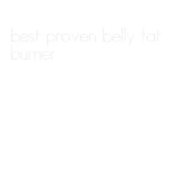 best proven belly fat burner