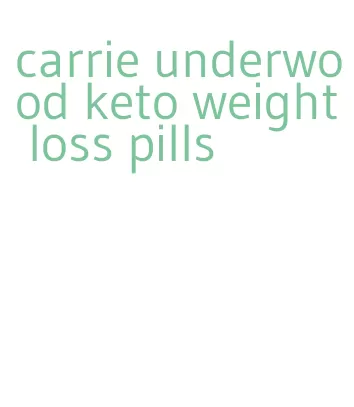 carrie underwood keto weight loss pills