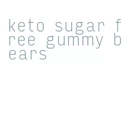 keto sugar free gummy bears
