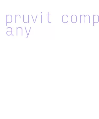 pruvit company