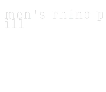 men's rhino pill