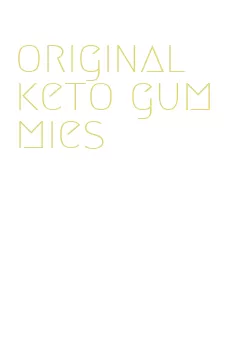 original keto gummies