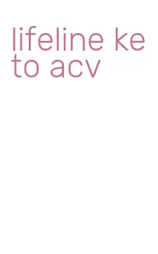 lifeline keto acv