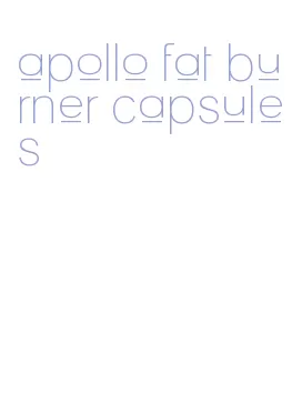 apollo fat burner capsules