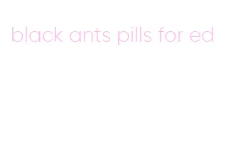 black ants pills for ed