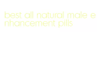best all natural male enhancement pills