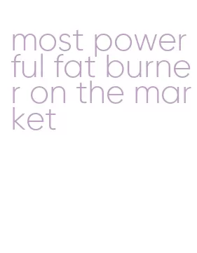 most powerful fat burner on the market