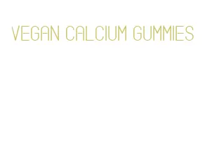 vegan calcium gummies