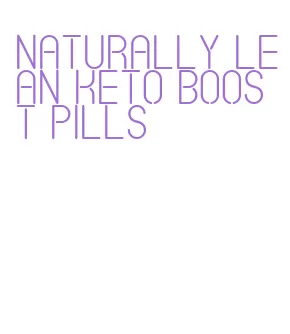 naturally lean keto boost pills