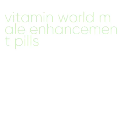 vitamin world male enhancement pills