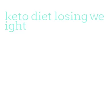 keto diet losing weight