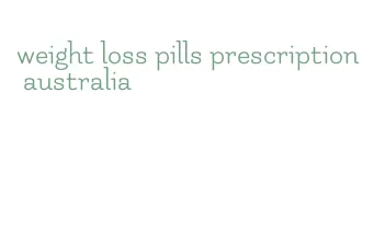 weight loss pills prescription australia