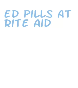 ed pills at rite aid