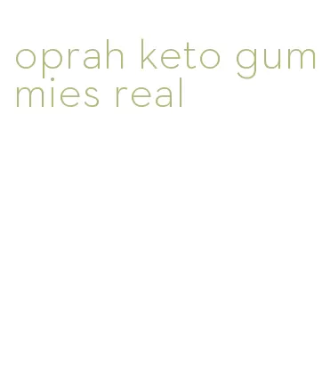 oprah keto gummies real