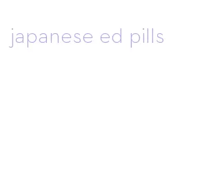 japanese ed pills