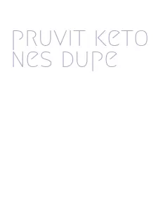 pruvit ketones dupe