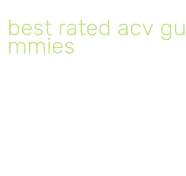 best rated acv gummies