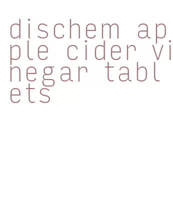 dischem apple cider vinegar tablets
