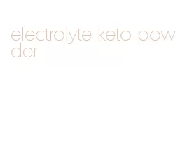 electrolyte keto powder