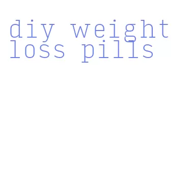 diy weight loss pills