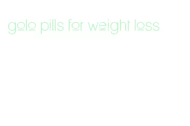 golo pills for weight loss
