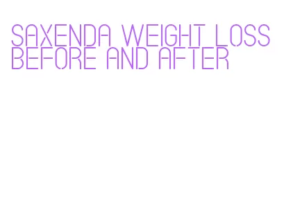 saxenda weight loss before and after