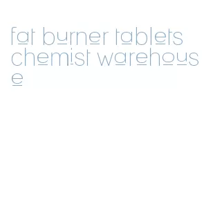 fat burner tablets chemist warehouse