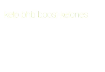 keto bhb boost ketones