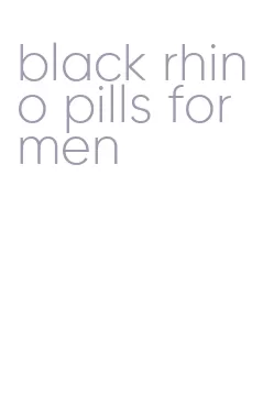 black rhino pills for men