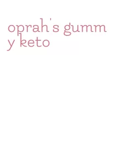 oprah's gummy keto