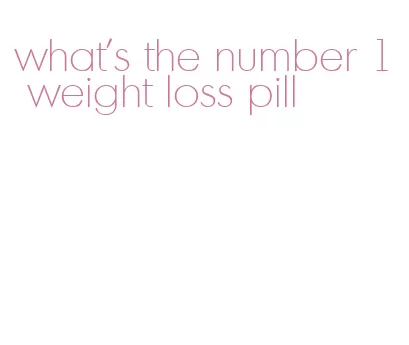 what's the number 1 weight loss pill
