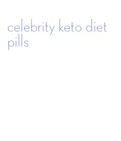 celebrity keto diet pills