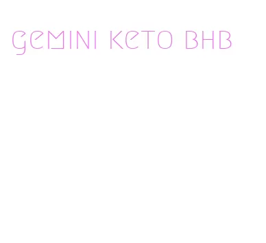 gemini keto bhb