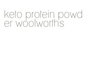 keto protein powder woolworths